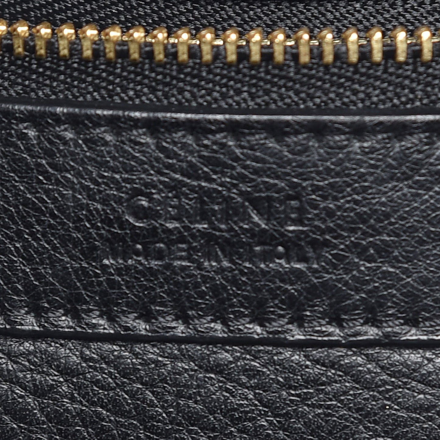 Soft Grained Calfskin Medium Belt Cabas Phantom Black