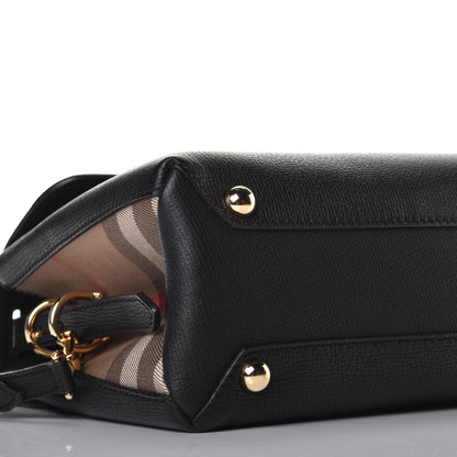 Burberry Derby Calfskin House Check Small Camberley Black 8 of 9