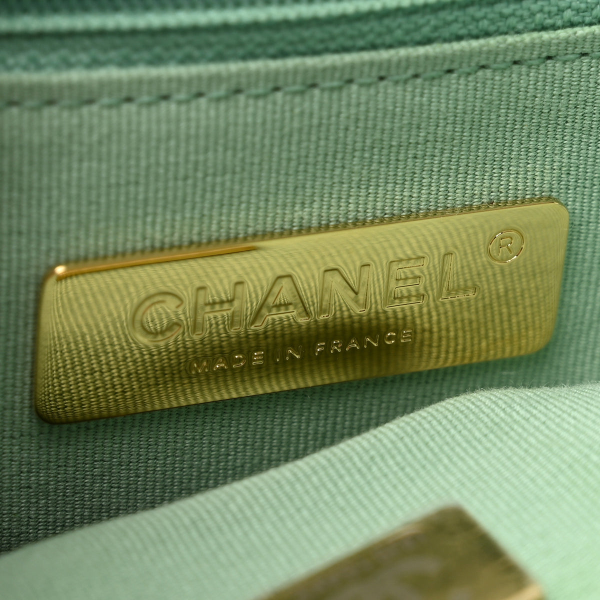 Chanel Shiny Lambskin Quilted Medium Chanel 19 Flap Light Green 6 of 12