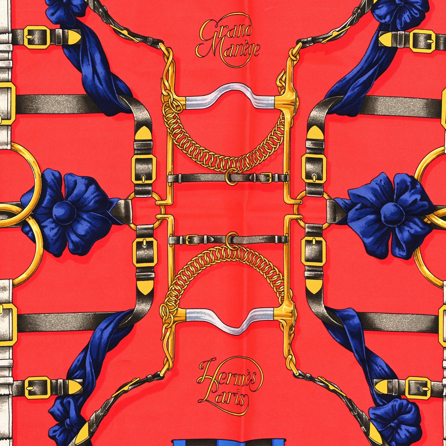 Hermes Silk Grand Manege Scarf 90 2 of 3