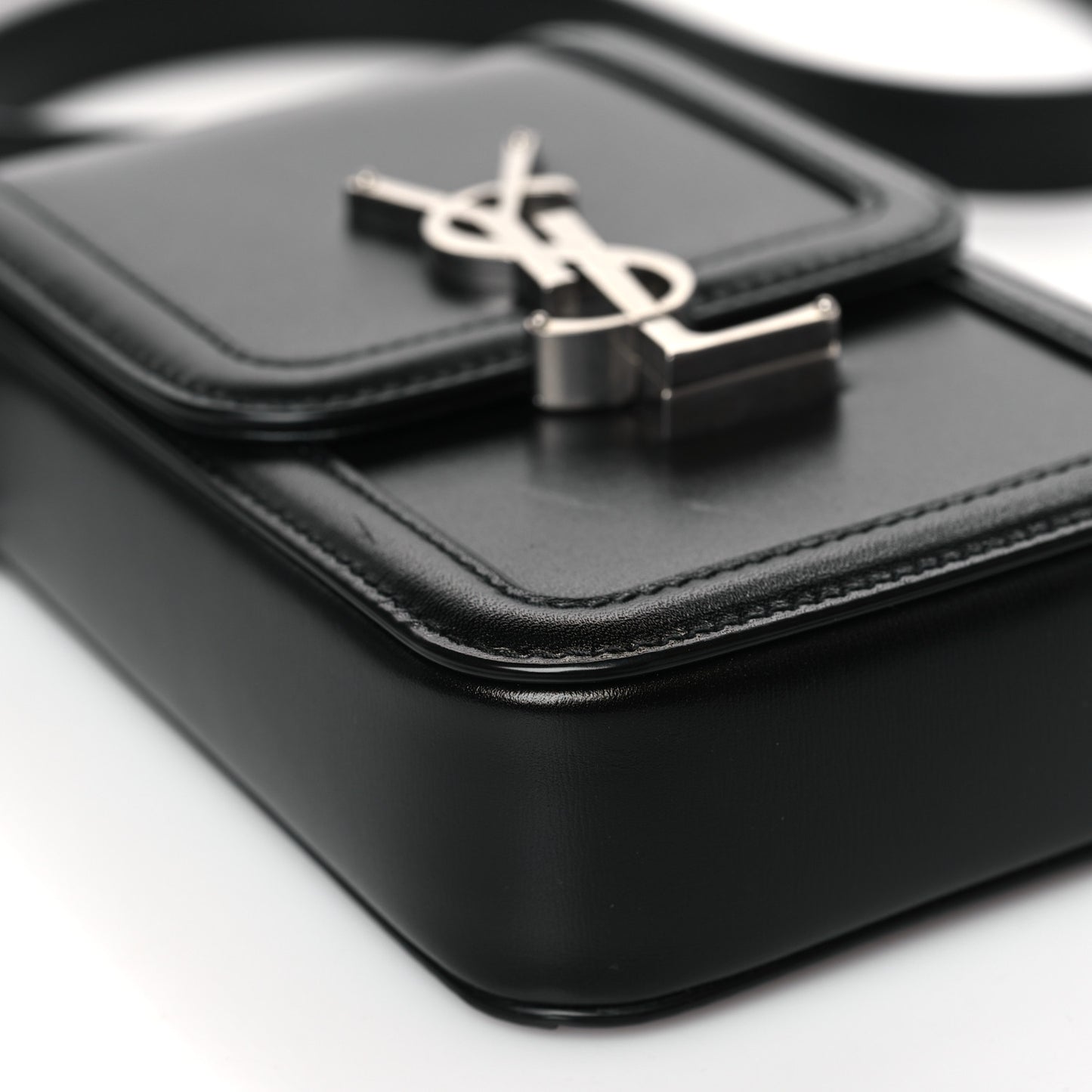 Smooth Calfskin Mini Solferino Satchel Black