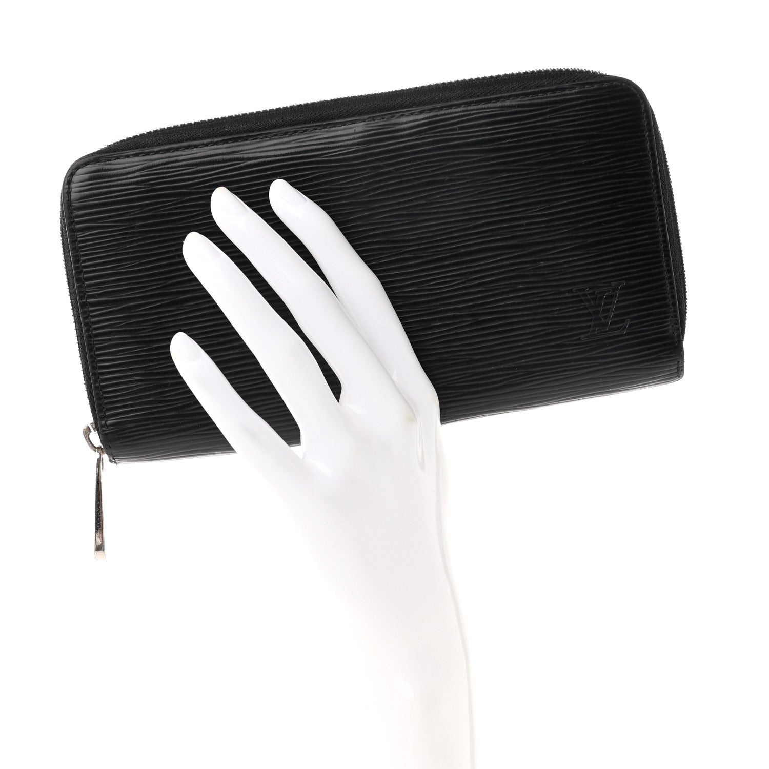 Louis Vuitton Epi Zippy Wallet Black 2 of 7