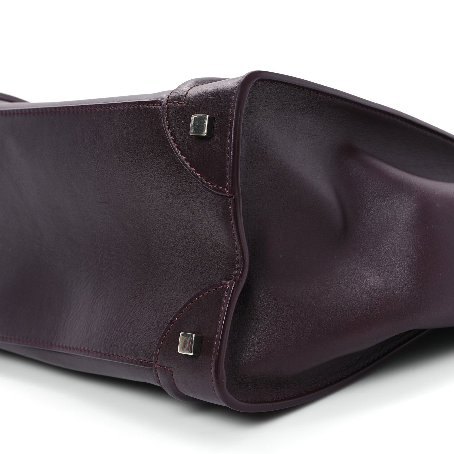 Celine Smooth Calfskin Mini Luggage Burgundy 9 of 10