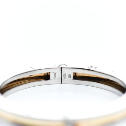 Bulgari 18K Yellow Gold Stainless Steel B.Zero1 Bangle Bracelet 4 of 4