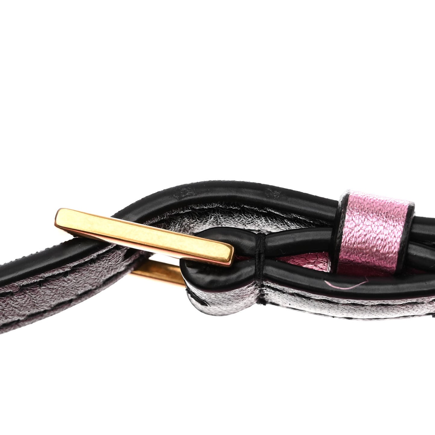 Metallic Calfskin Matelasse Monogram Lou Camera Bag Vegas Pink