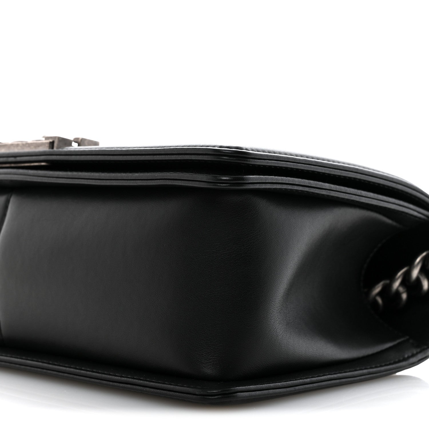 Chanel Calfskin Quilted Medium Boy Flap Black 10 of 11