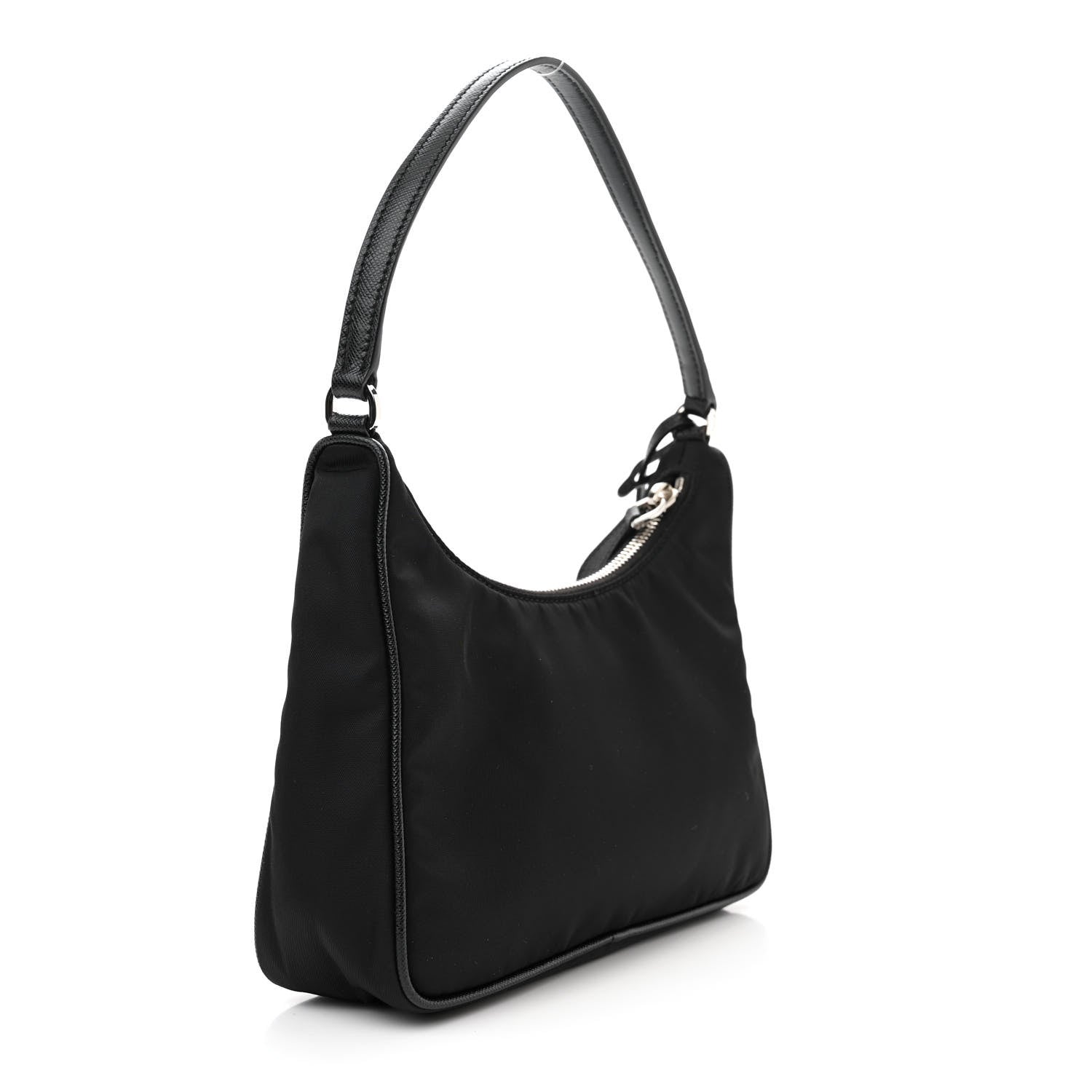 Prada Tessuto Nylon Mini Re-Edition 2000 Bag Black 3 of 9