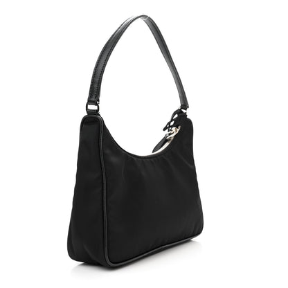 Prada Tessuto Nylon Mini Re-Edition 2000 Bag Black 3 of 9