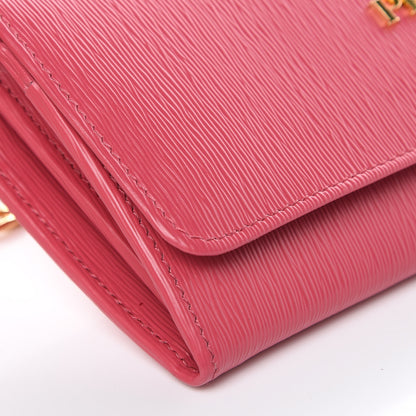 Prada Vitello Move Chain Wallet Peonia 8 of 10