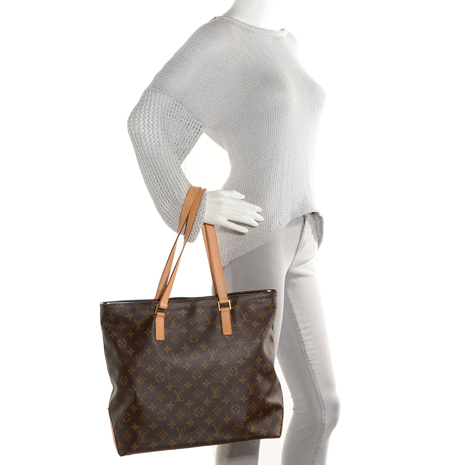 Louis Vuitton Monogram Cabas Mezzo 2 of 7