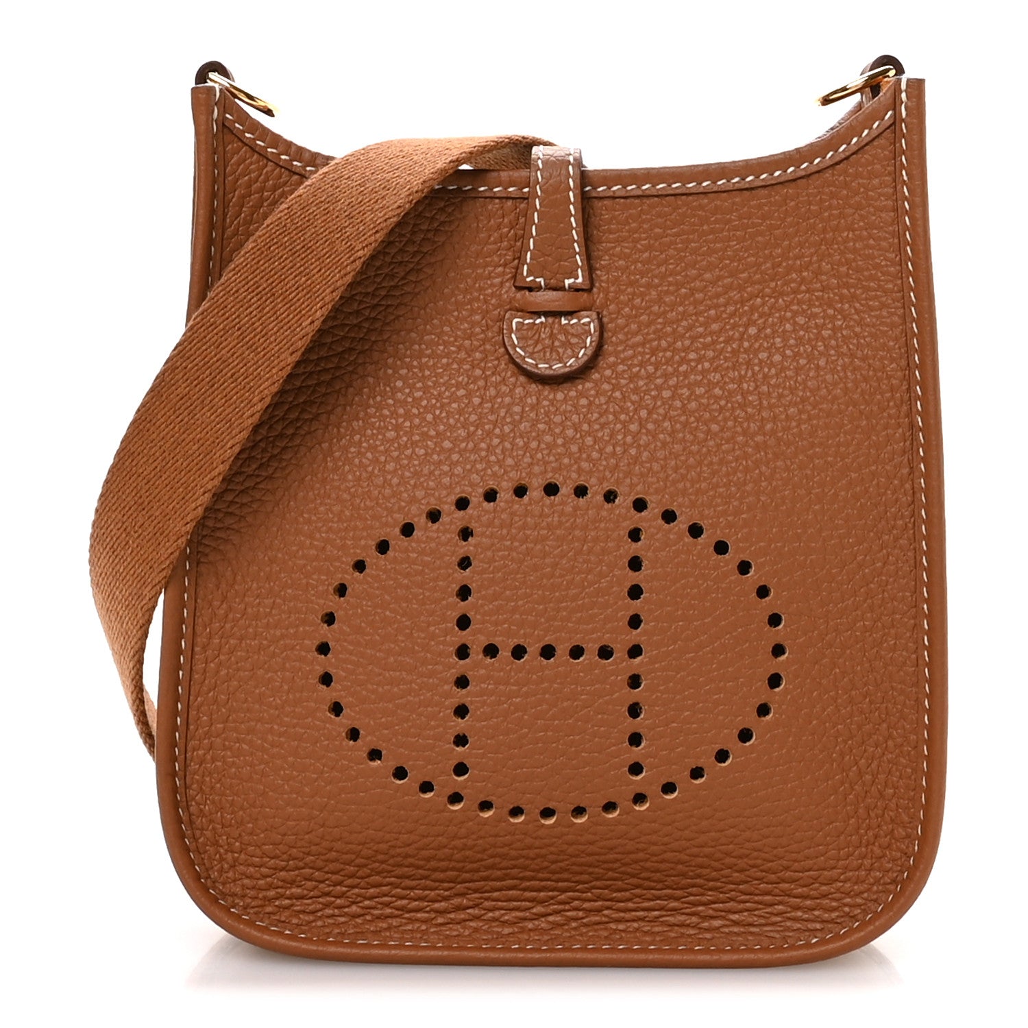 Hermes Taurillon Clemence Evelyne TPM Gold 1 of 11