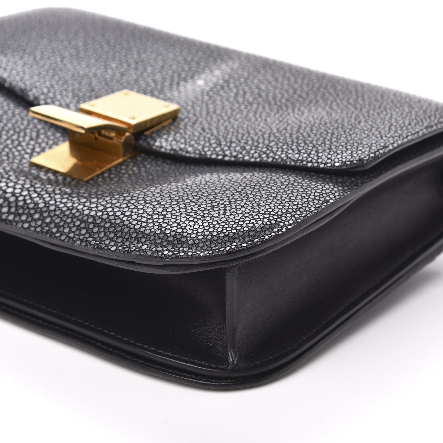 Celine Stingray Medium Classic Box Flap Bag Navy 8 of 10