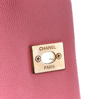 Chanel Caviar Quilted Mini Coco Handle Flap Pink 6 of 11