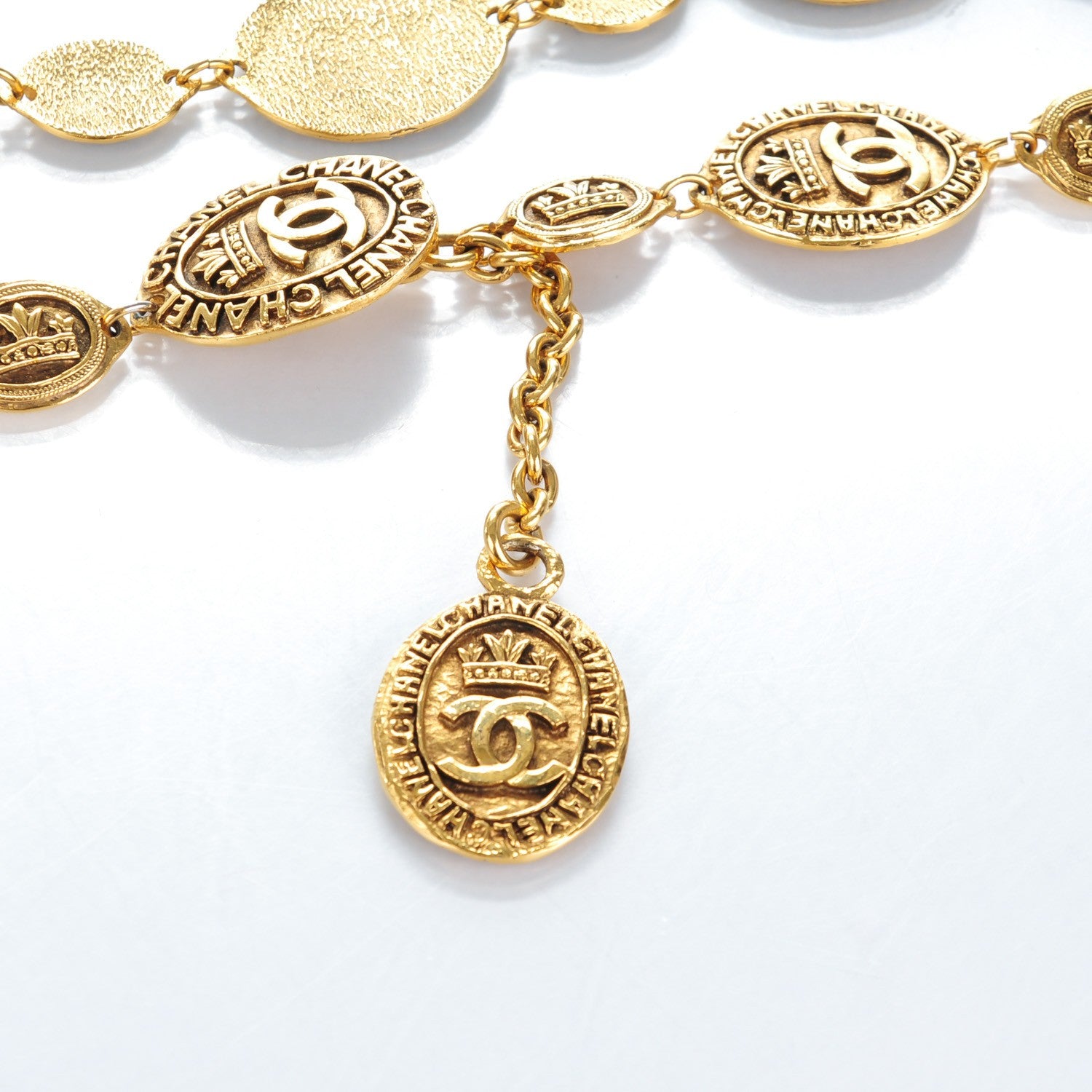 Chanel CC Medallion Chain Belt Gold 5 of 5