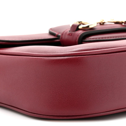 Gucci Soft Calfskin Horsebit 1955 Small Shoulder Bag Rosso Ancora 9 of 9
