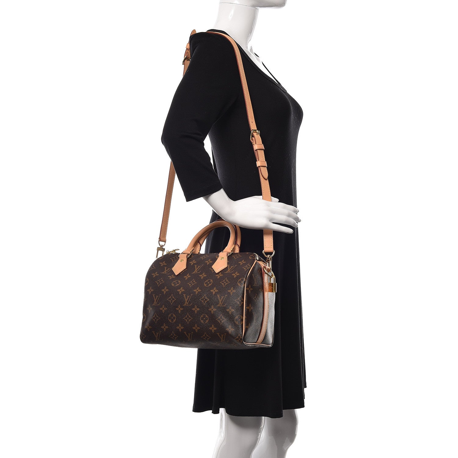 Louis Vuitton Monogram Speedy Bandouliere 25 2 of 13