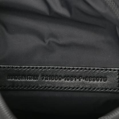Balenciaga X ADIDAS Agneau Arena Trefoil Logo Messenger Bag Black White 7 of 8