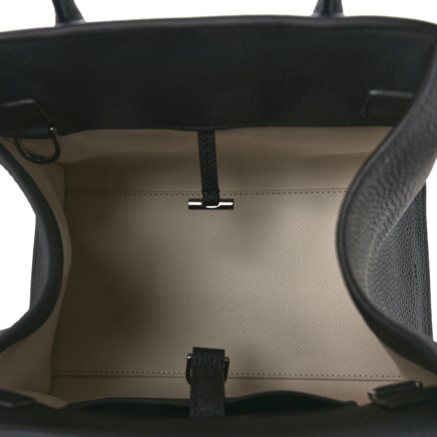 Grained Calfskin Soft Margaux 10 Bag Black