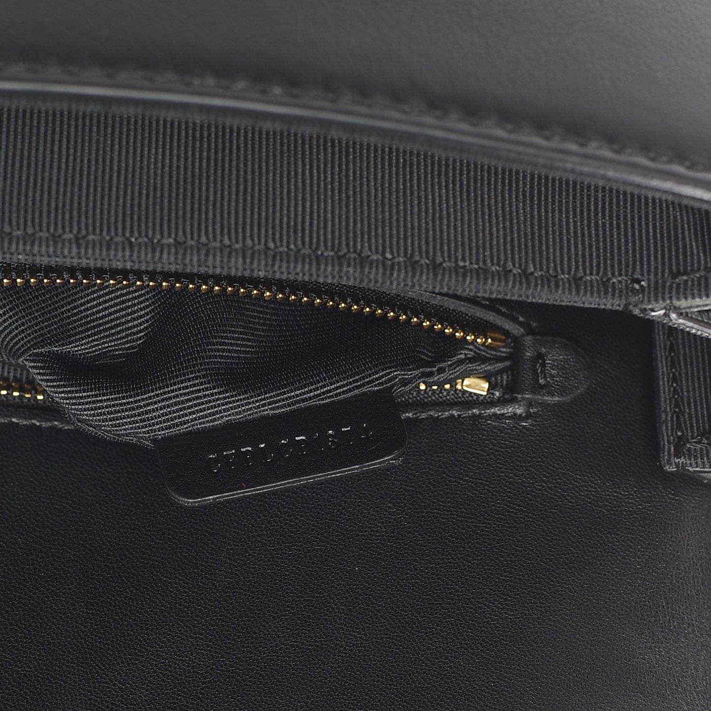 Smooth Calfskin Rainbow Link Shoulder Bag Black Multicolor