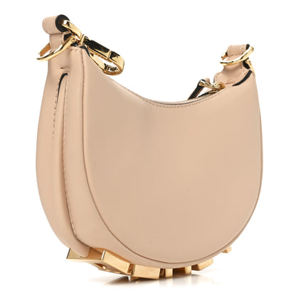 Fendi Vitello Grace Matte Nano Fendigraphy Hobo Bag Light Rose 2 of 9