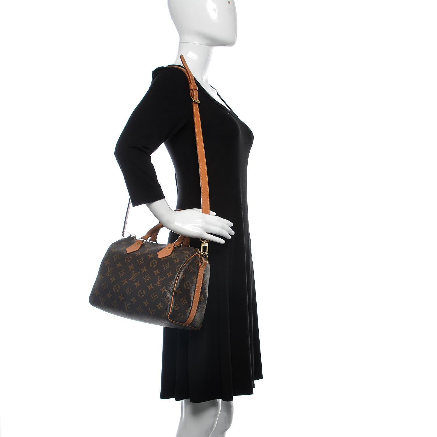 Louis Vuitton Monogram Speedy Bandouliere 25 2 of 23