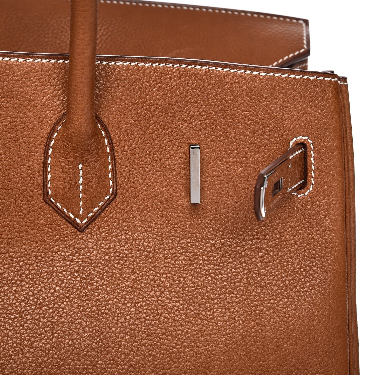 Natural Barenia Faubourg Birkin 35 Fauve