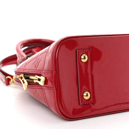 Louis Vuitton Vernis Alma BB Pomme D'Amour 8 of 9