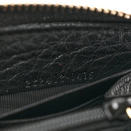 Gucci Pebbled Calfskin Soho Zip Around Wallet Black 6 of 8