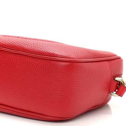Gucci Pebbled Calfskin Small Soho Disco Bag Tabasco Red 11 of 11