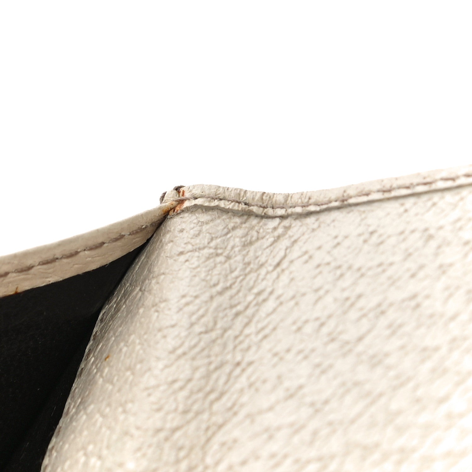 Gucci Monogram Metal Bar French Flap Wallet Off White 14 of 15
