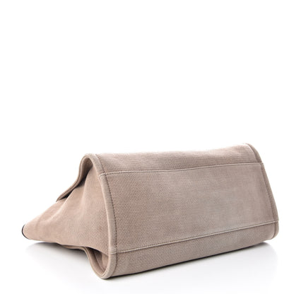 Chanel Canvas Large Deauville Tote Ecru 4 of 11