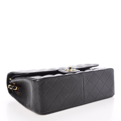 Chanel Caviar Quilted Jumbo Double Flap Black 4 of 9