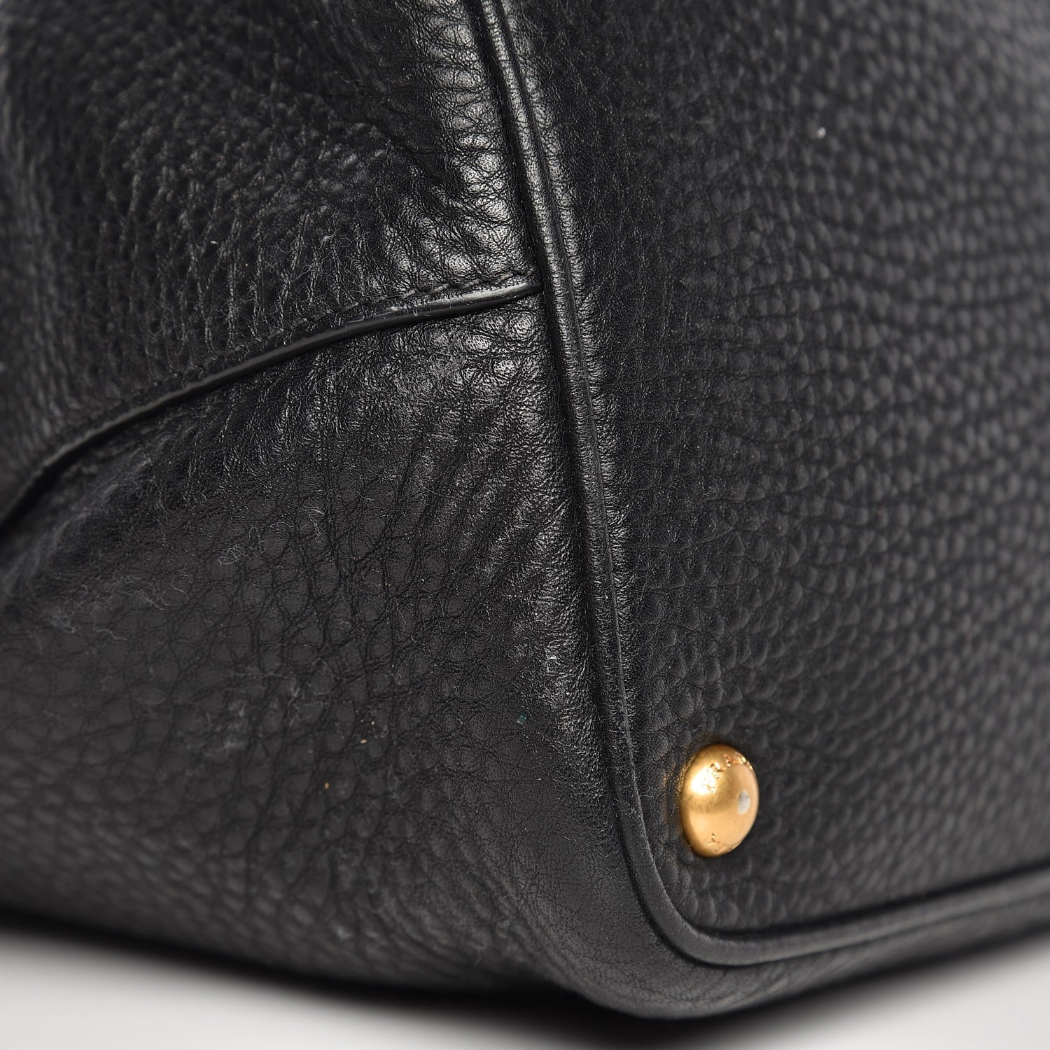 Prada Vitello Daino Tote Nero Black 9 of 12