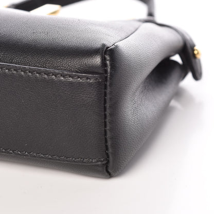 Fendi Nappa Micro Peekaboo Iconic Satchel Black 10 of 10