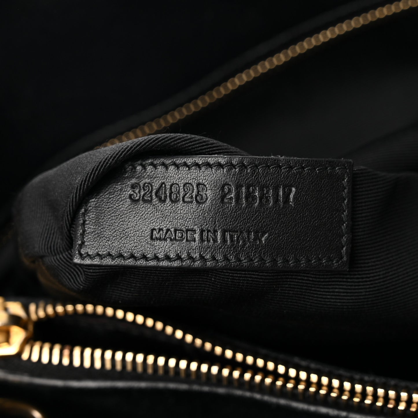 Calfskin Small Sac De Jour Black