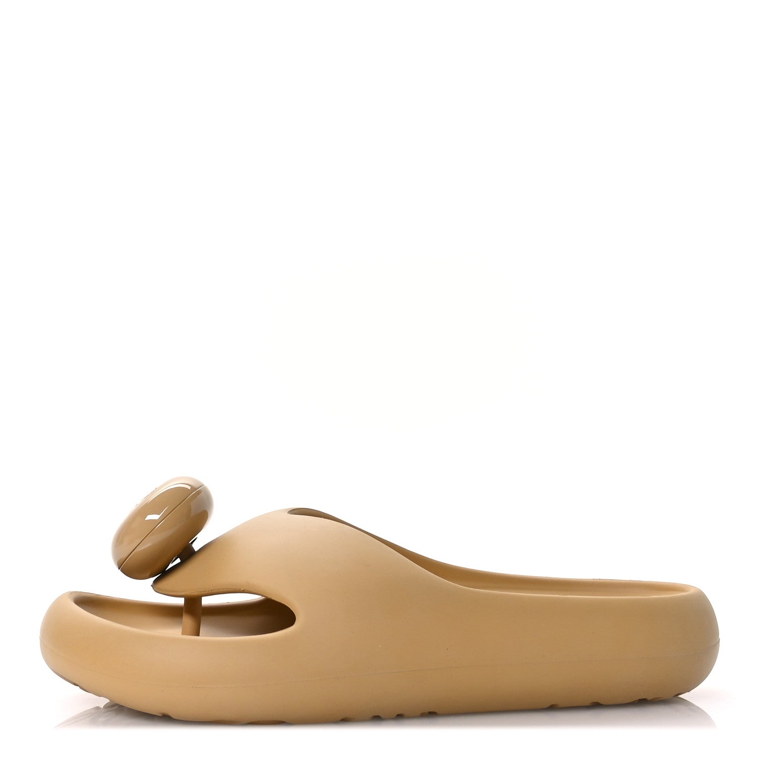Loewe Foam Rubber Paula's Ibiza Pebble Toe Post Sandals 41 Medium Concealer 1 of 8