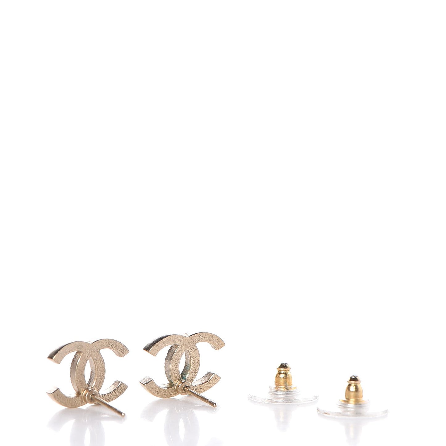 Crystal Timeless CC Earrings Gold