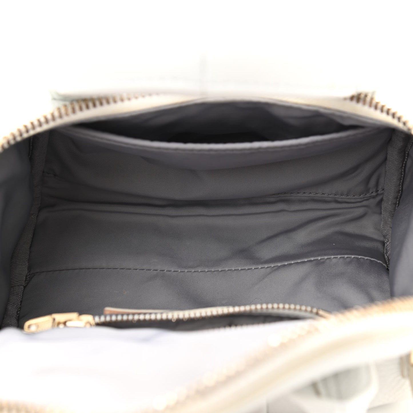 Pebbled Lambskin Mini Rockie Gray Gold Hardware