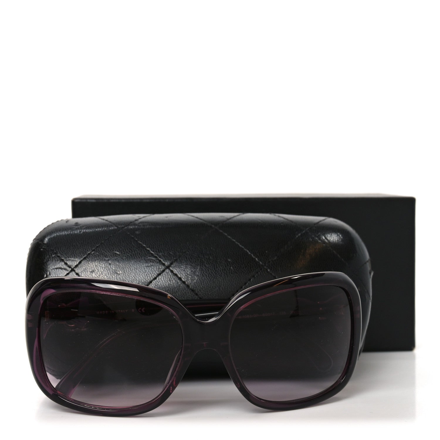 Chanel Acetate CC Bow Sunglasses 5171 Purple 7 of 7