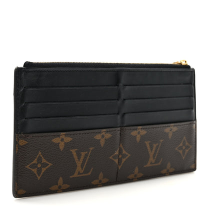 Louis Vuitton Monogram Slim Purse Black 3 of 10