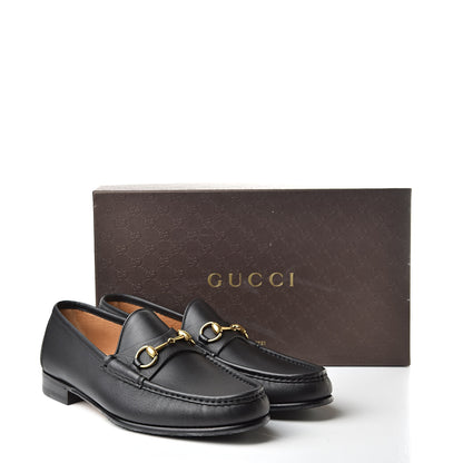 Gucci Calfskin Mens 1953 Horsebit Loafers 11.5 Black 10 of 10