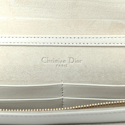Christian Dior Calfskin KaleiDiorscopic Diorama Wallet On Chain Pouch Latte Multicolor 6 of 10