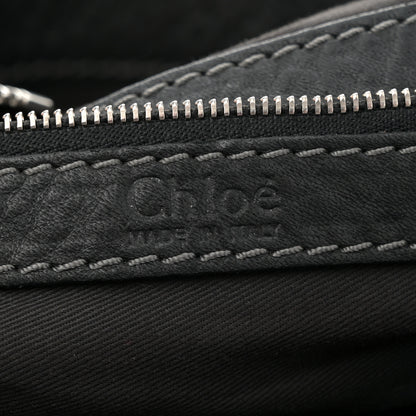 Chloe Calfskin Paddington Double Zipped Bowler Black 6 of 13