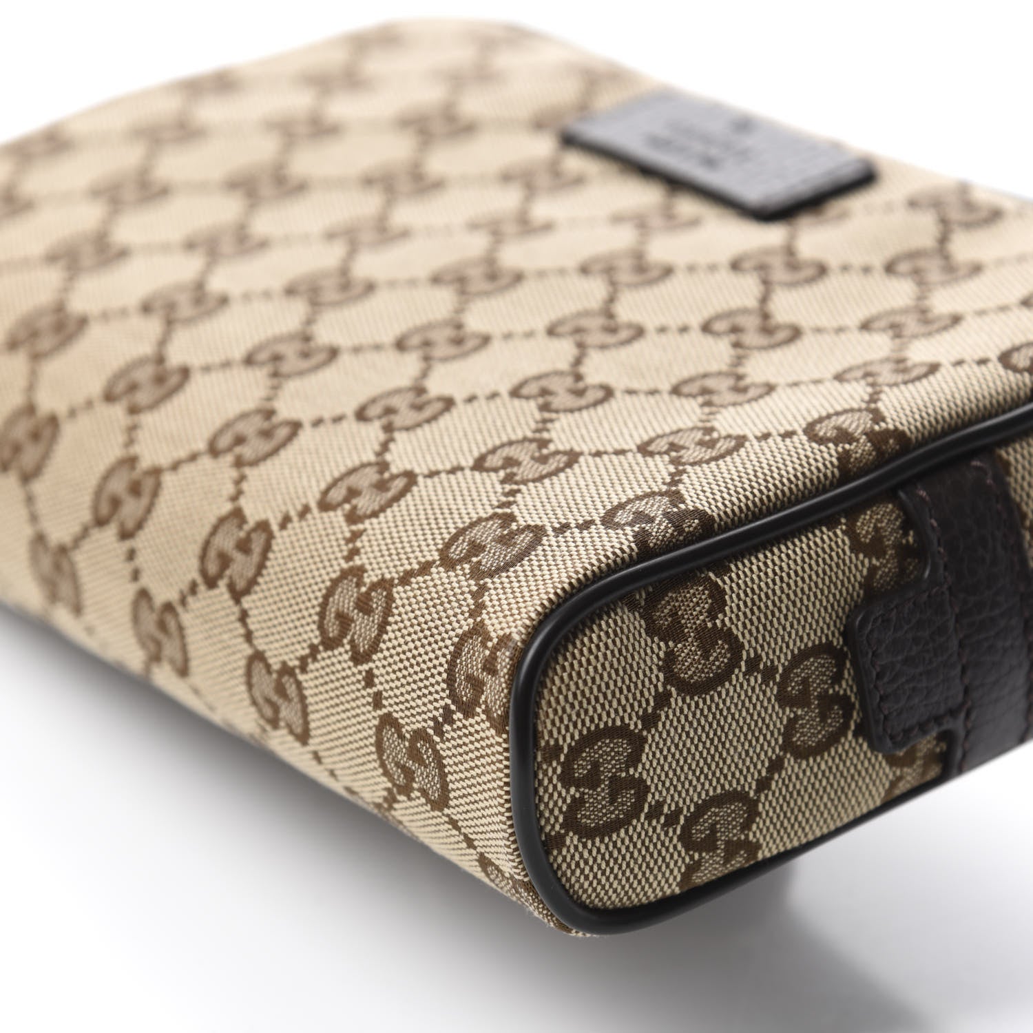 Gucci Monogram Belt Bag Dark Brown 7 of 10