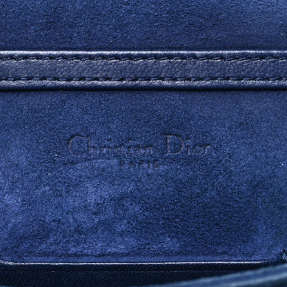 Christian Dior Lambskin Studded Vertical Diorama Indigo 6 of 10