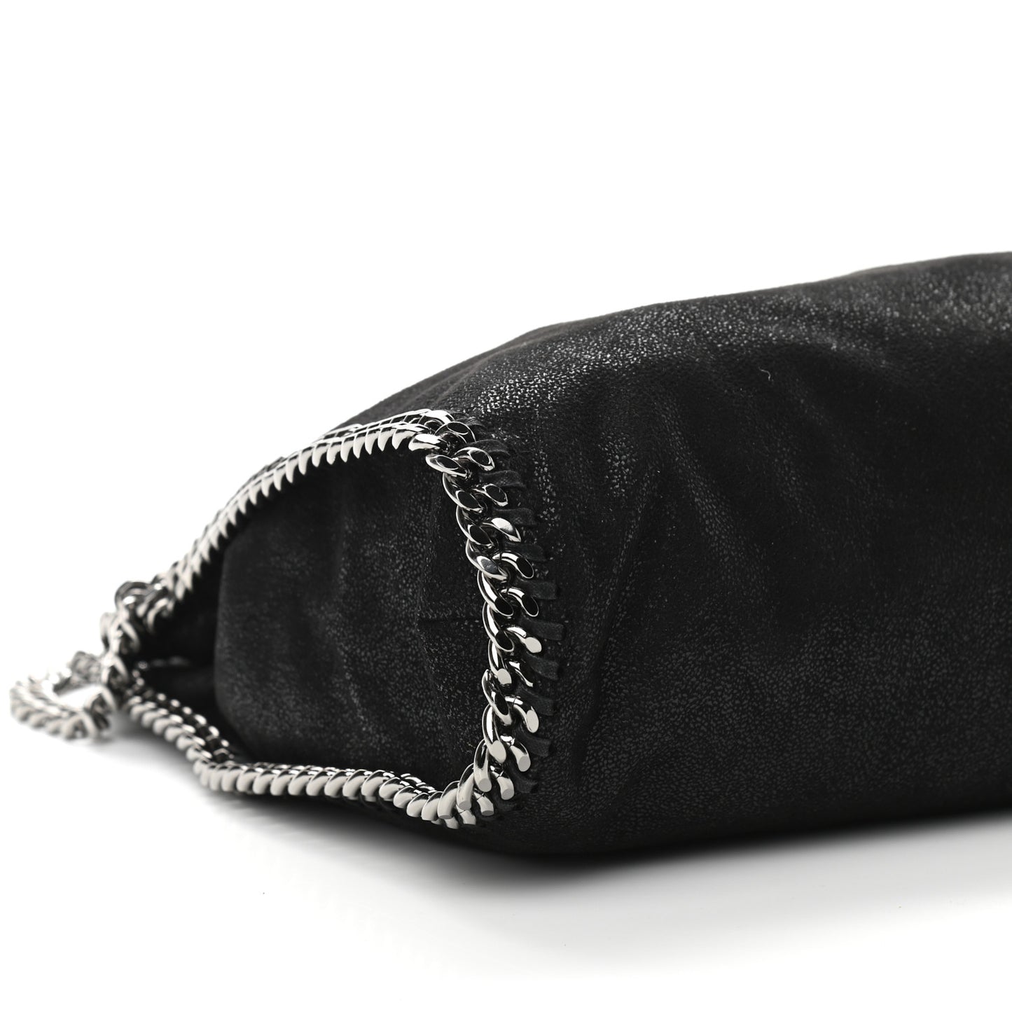 Shaggy Deer Falabella Fold Over Tote Black