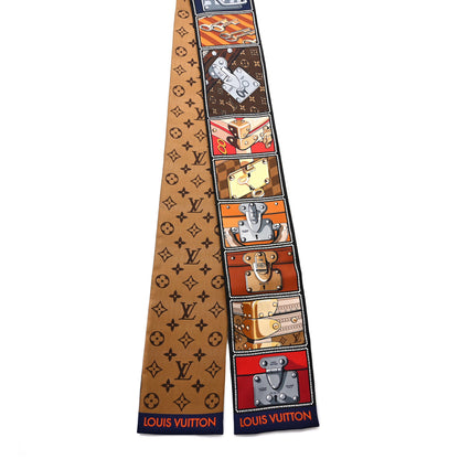 Louis Vuitton Silk Monogram Lock It Bandeau Brown 2 of 3