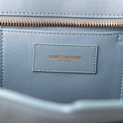 Saint Laurent Calfskin Small Classic Y Cabas Blue Glacier 5 of 6