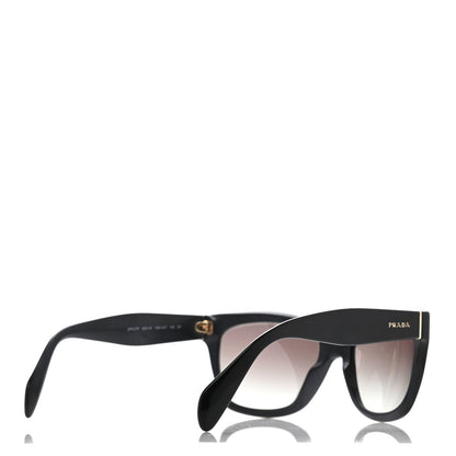 Prada Square Sunglasses SPR 07P Black 4 of 8