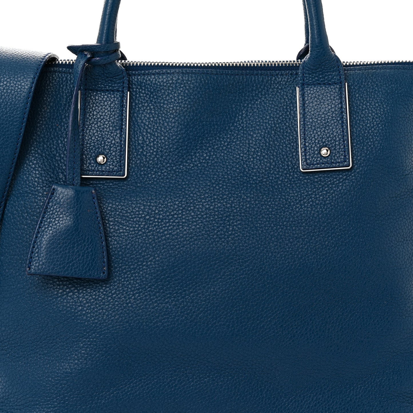 Classic Grained Calfskin Small Alice Satchel Blue